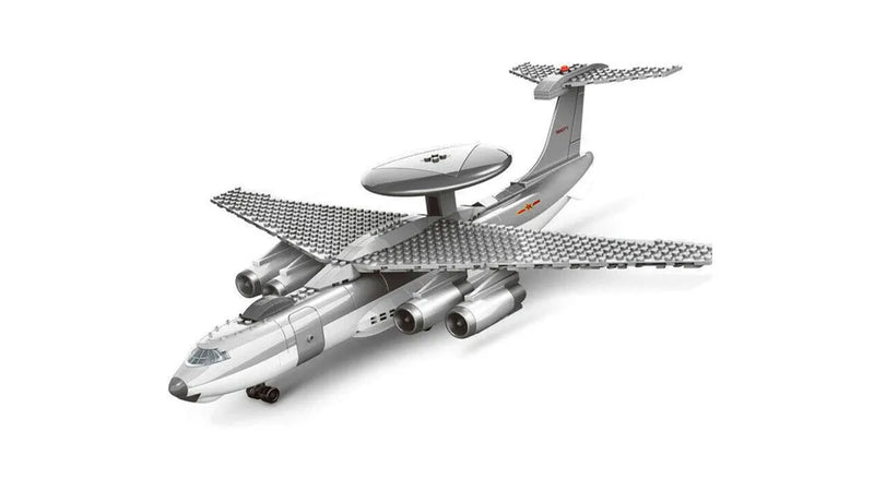 Load image into Gallery viewer, Wange Bricks Air Force: Airborne Early Warning Control Aircraft Brick Toy
