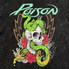 Poison - Skull n Snake Distressed T-Shirt