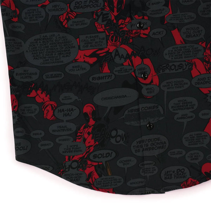 Cargue la imagen en el visor de la galería, Marvel Deadpool &quot;Merc with a Mouth&quot; – KUNUFLEX Short Sleeve Shirt
