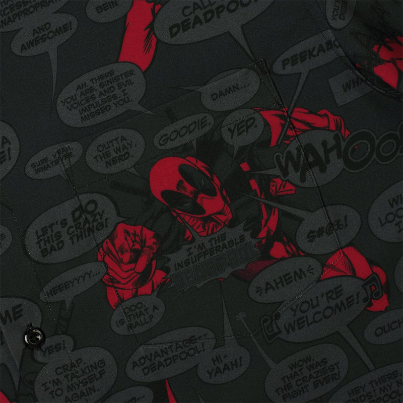 Cargue la imagen en el visor de la galería, Marvel Deadpool &quot;Merc with a Mouth&quot; – KUNUFLEX Short Sleeve Shirt
