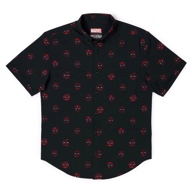 Cargue la imagen en el visor de la galería, Marvel Deadpool &quot;The Anti-Hero&quot; – KUNUFLEX Short Sleeve Shirt
