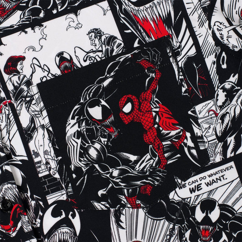 Cargue la imagen en el visor de la galería, Marvel 85th Anniversary: &quot;Spider vs. Symbiote&quot; Kunuflex Short Sleeve Shirt
