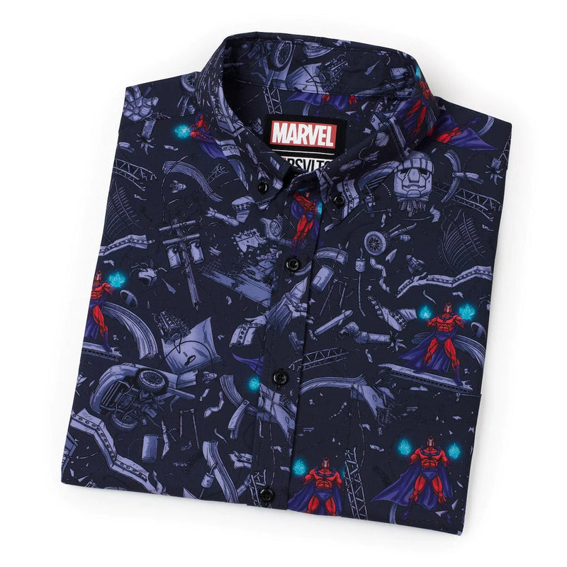 Marvel Comics: Maestro del Magnetismo Camiseta Manga Corta Kunuflex