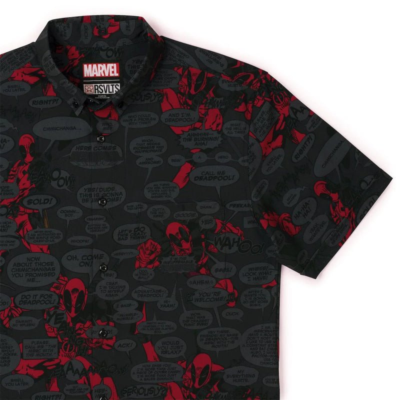 Cargue la imagen en el visor de la galería, Marvel Deadpool &quot;Merc with a Mouth&quot; – KUNUFLEX Short Sleeve Shirt
