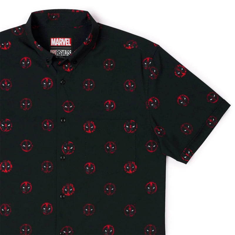 Cargue la imagen en el visor de la galería, Marvel Deadpool &quot;The Anti-Hero&quot; – KUNUFLEX Short Sleeve Shirt
