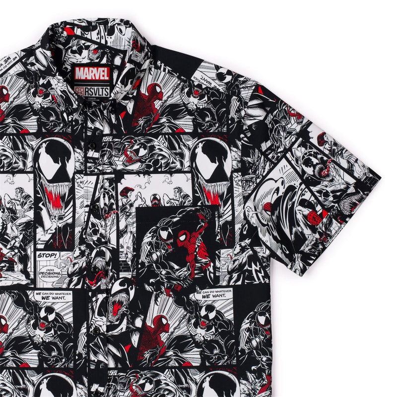 Cargue la imagen en el visor de la galería, Marvel 85th Anniversary: &quot;Spider vs. Symbiote&quot; Kunuflex Short Sleeve Shirt
