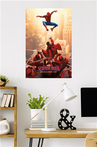 Load image into Gallery viewer, Trends International Marvel Comics: Spider-Man - Brand New Day Hand One Sheet Wall Poster
