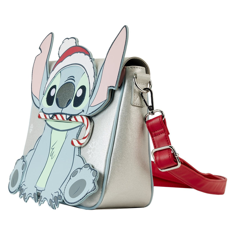 Load image into Gallery viewer, Loungefly Disney: Lilo &amp; Stitch - Stitch Holiday Cosplay Crossbody Bag
