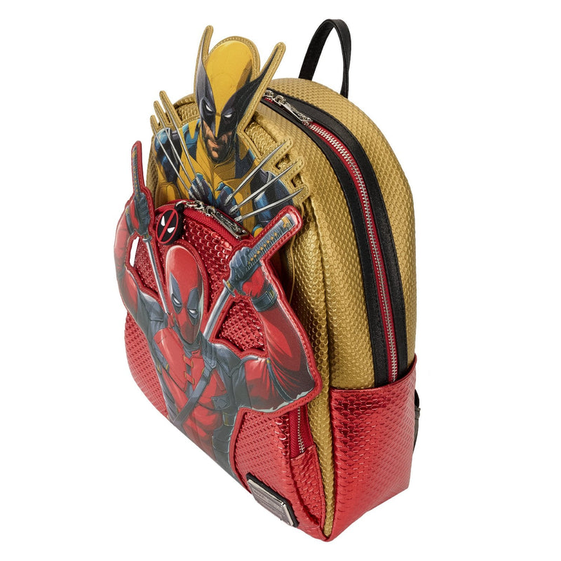 Load image into Gallery viewer, Loungefly Marvel Deadpool 3 - Deadpool &amp; Wolverine Mini Backpack
