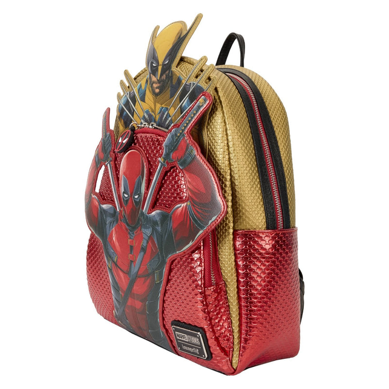 Load image into Gallery viewer, Loungefly Marvel Deadpool 3 - Deadpool &amp; Wolverine Mini Backpack
