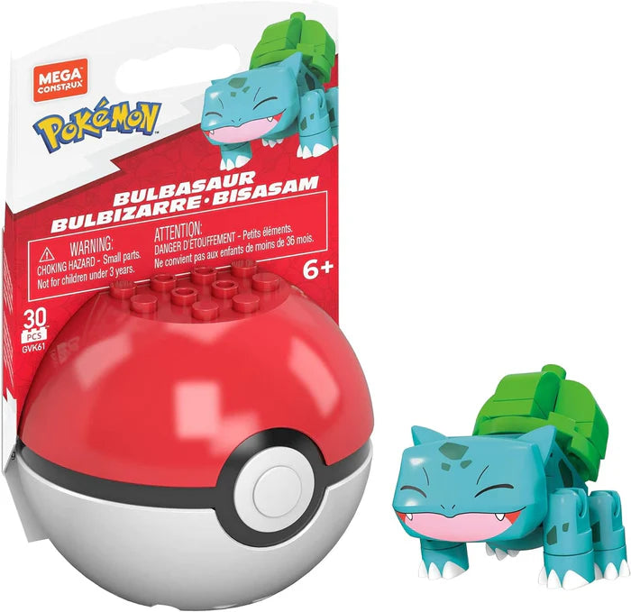 Cargue la imagen en el visor de la galería, Pokemon - Pokeball Mega Construx Evergreen Legos Figure
