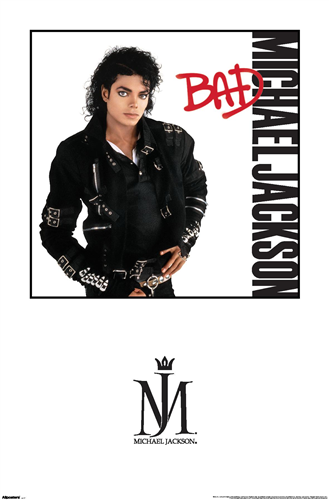 Load image into Gallery viewer, Trends International Michael Jackson  - Bad Album Series Wall Poster
