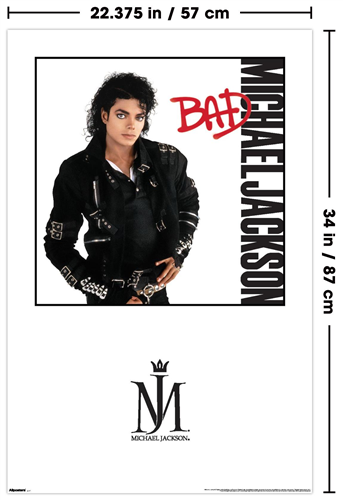 Trends International Michael Jackson  - Bad Album Series Wall Poster