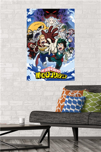 Trends International My Hero Academia - Season 4 Key Art Wall Poster