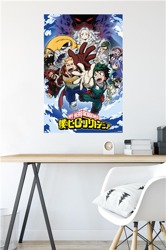 Trends International My Hero Academia - Season 4 Key Art Wall Poster