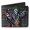 DC Comics: Haley Quinn Hugging Joker Pose  Bi-fold Men's Wallet