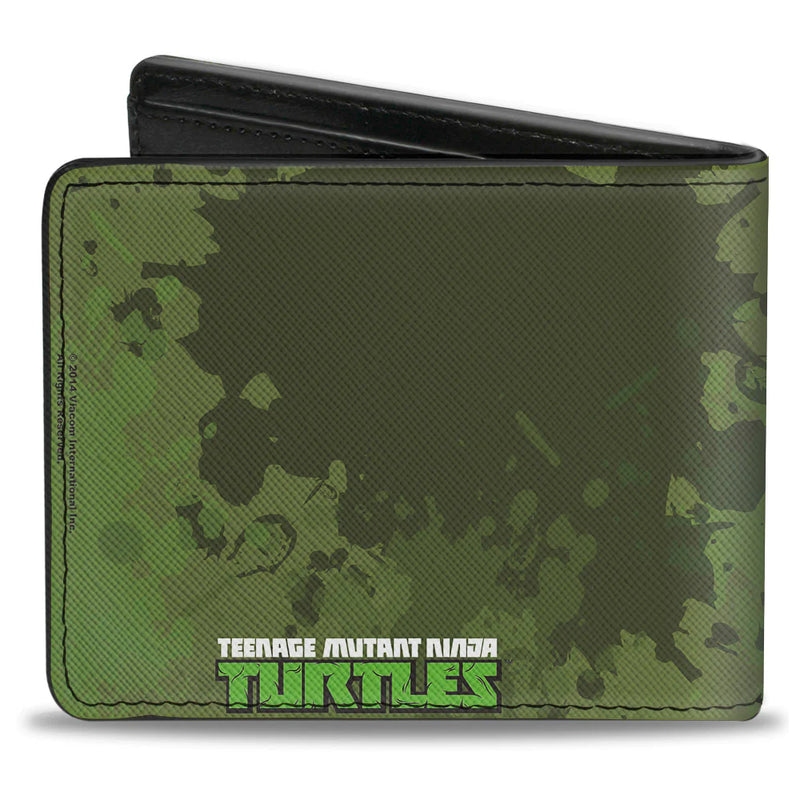 Chargez l&#39;image dans la visionneuse de la galerie, Nickelodeon Teenage Mutant Ninja Turtles Battle Pose Bi-fold Men&#39;s Wallet
