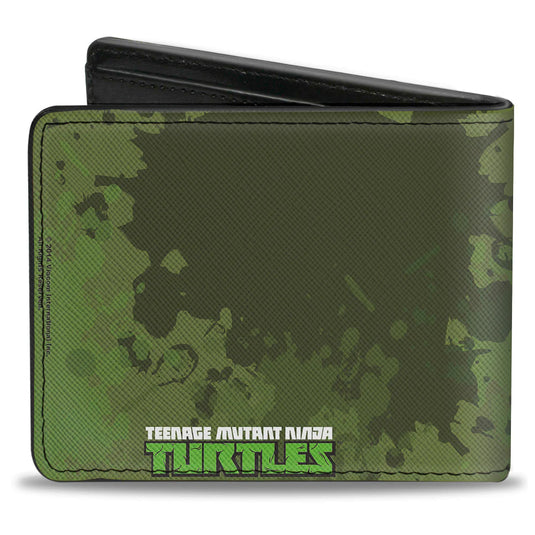 Nickelodeon Teenage Mutant Ninja Turtles Battle Pose Bi-fold Men's Wallet