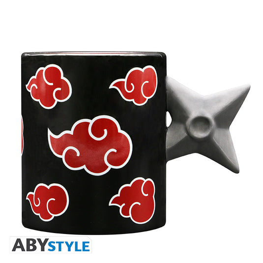 Naruto Shippuden - Shuriken Akatsuki 3D Mug handle