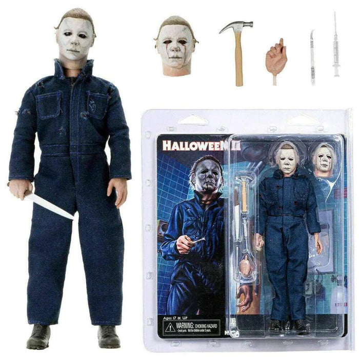 Cargue la imagen en el visor de la galería, Halloween 2 - Figura vestida a escala de Michael Meyers de 8&#39;&#39;
