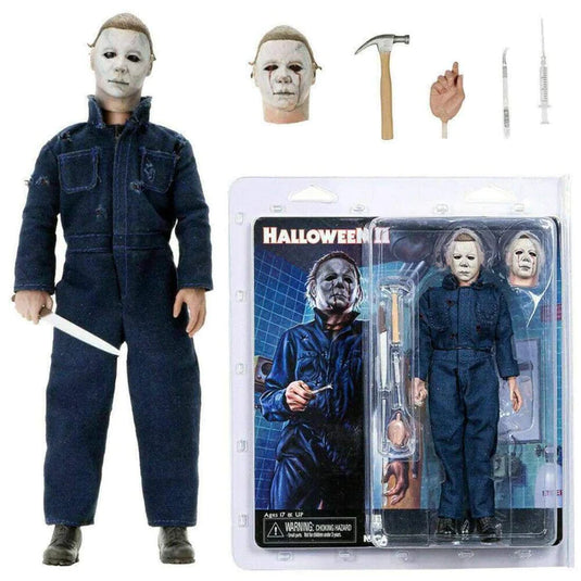 Halloween 2 - Figura vestida a escala de Michael Meyers de 8''