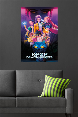 Chargez l&#39;image dans la visionneuse de la galerie, Trends International Netflix K-Pop Demon Hunters (2025) - Group Wall Poster
