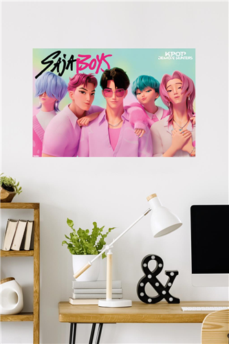 Trends International Netflix K-Pop Demon Hunters (2025) - Saja Boys Wall Poster
