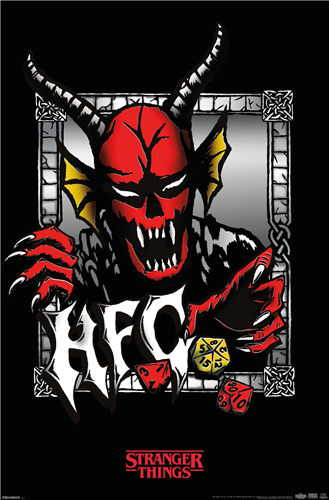 Trends International Netflix: Stranger Things Season 5 - Hellfire Club Dice Wall Poster