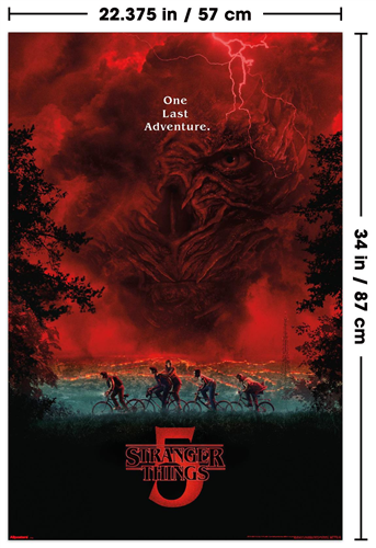 Chargez l&#39;image dans la visionneuse de la galerie, Trends International Netflix: Stranger Things Season 5 - Key Art Wall Poster
