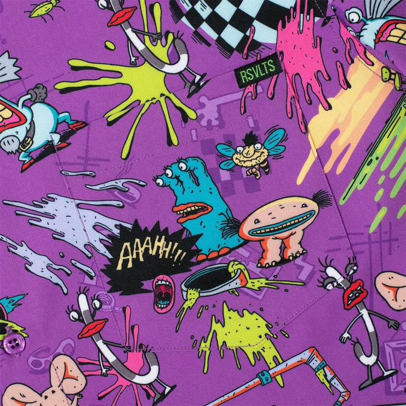 Cargue la imagen en el visor de la galería, Aaahh!!! Real Monsters &quot;Monster Academy&quot; - Kunuflex Short Sleeve Shirt
