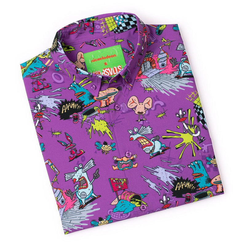 Cargue la imagen en el visor de la galería, Aaahh!!! Real Monsters &quot;Monster Academy&quot; - Kunuflex Short Sleeve Shirt
