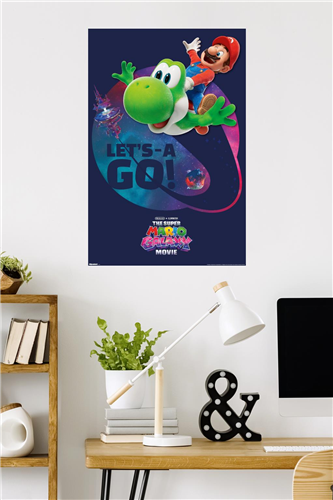 The Super Mario Galaxy Movie - Mario & Yoshi Let's-A Go! Poster