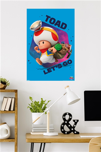 The Super Mario Galaxy Movie - Toad Let's-A Go! Poster