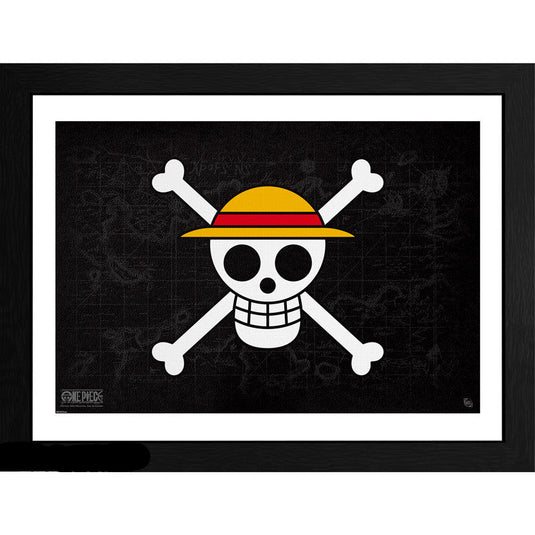 One Piece - FSC Mix Skull 30X40 Framed Print Wall Art