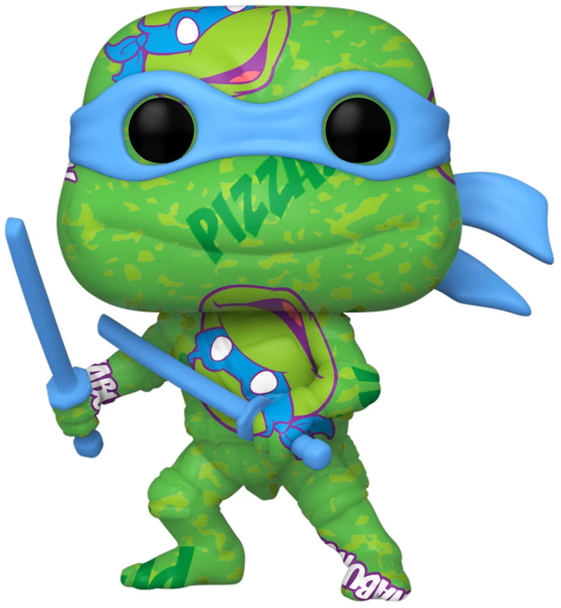 Cargue la imagen en el visor de la galería, Funko POP! Art Series: Teenage Mutant Ninja Turtles - Leonardo with Case Vinyl Figure
