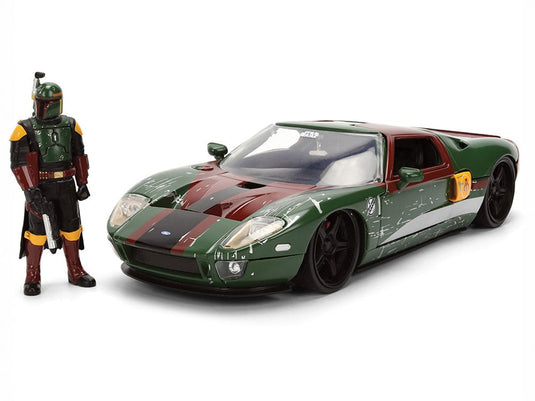 Hollywood Rides Star Wars - Ford GT with Boba Fett Figure Jada Toys