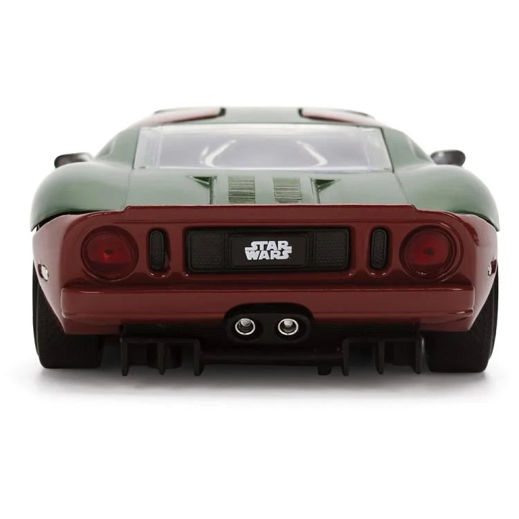 Cargue la imagen en el visor de la galería, Hollywood Rides Star Wars - Ford GT with Boba Fett Figure Jada Toys
