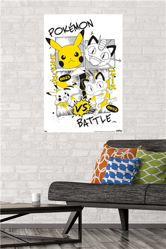 Trends International Pokemon - Battle Anime Wall Poster