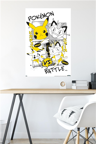 Chargez l&#39;image dans la visionneuse de la galerie, Trends International Pokemon - Battle Anime Wall Poster
