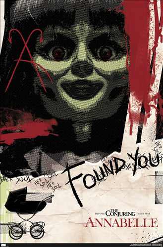 Cargue la imagen en el visor de la galería, Trends International Annabelle - Found You Wall Poster
