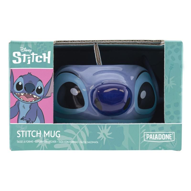 Cargue la imagen en el visor de la galería, Disney - Lilo &amp; Stitch - Stitch Shaped Ceramic Mug
