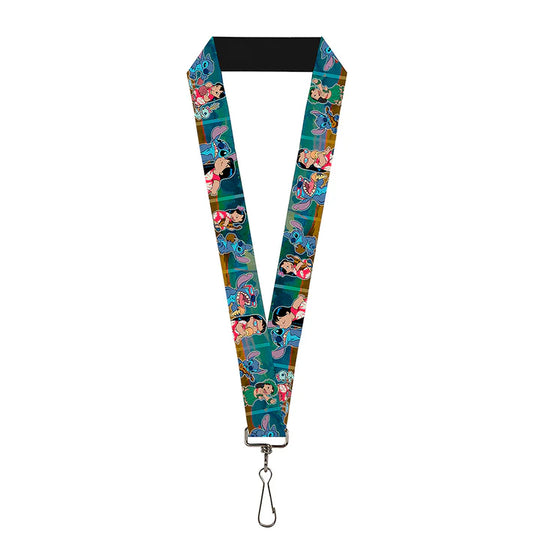 Disney Lilo & Stitch - 5-Scene Blocks Lanyard