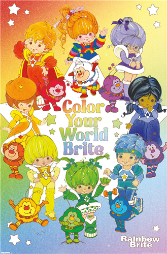 Trends International Rainbow Brite - Color Your World Brite Poster