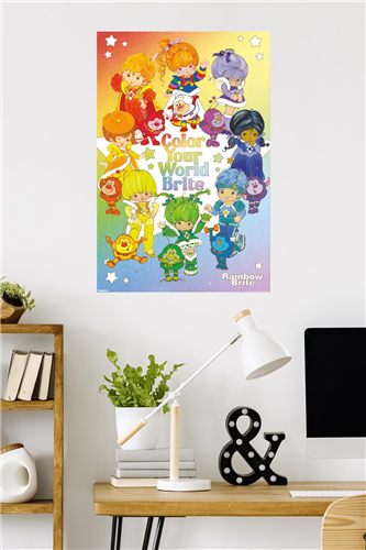 Trends International Rainbow Brite - Color Your World Brite Poster