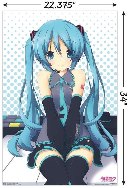 Load image into Gallery viewer, Trends International Hatsune Miku - Keys Poster
