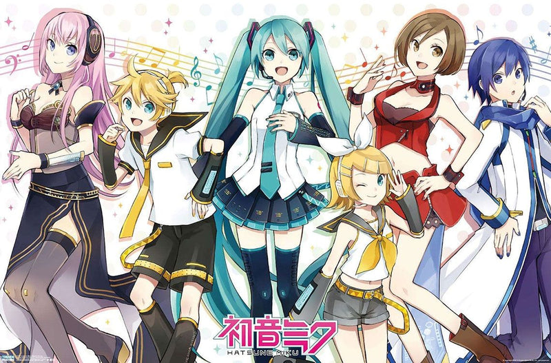 Load image into Gallery viewer, Hatsune Miku - Musical Group Poster
