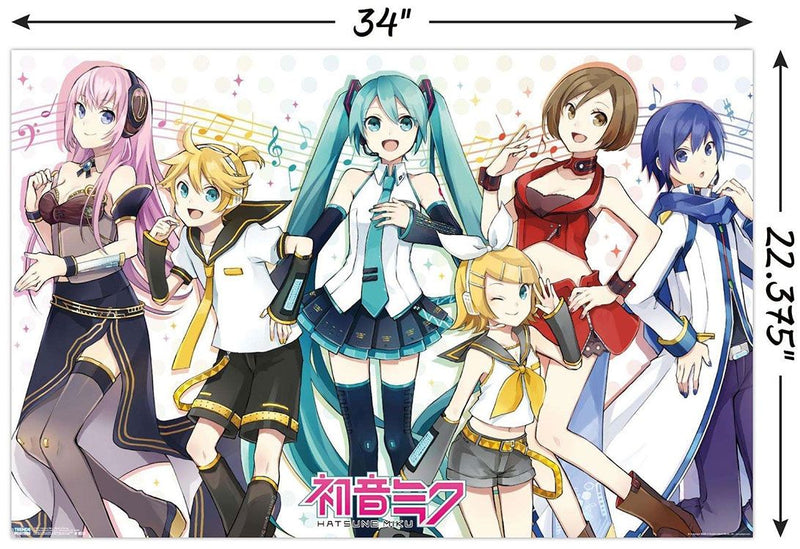 Load image into Gallery viewer, Hatsune Miku - Musical Group Poster
