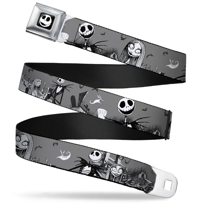 Chargez l&#39;image dans la visionneuse de la galerie, Disney: The Nightmare Before Christmas - Jack &amp; Sally Cementery Scene Seatbelt
