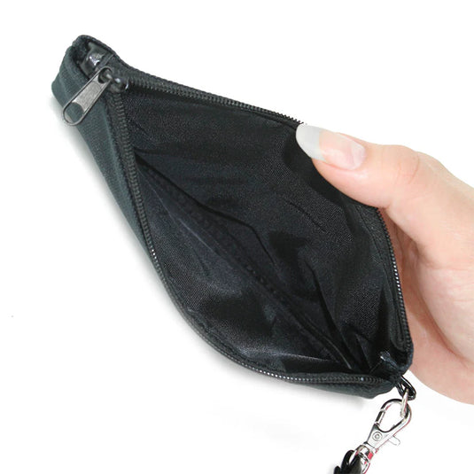 Buckle-Down Supernatural Join The Hunt Icons Scattered Black-Blues-White Canvas Zipper Wallet