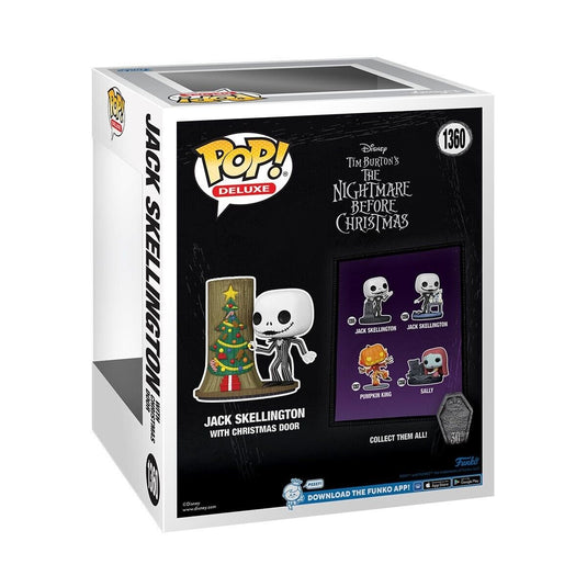 Funko POP! Deluxe : L'Étrange Noël de monsieur Jack - Figurine en vinyle de la porte de la ville de Noël de Jack Skellington